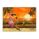 Sunset Flamingo Microsoft Surface Laptop Series Skin