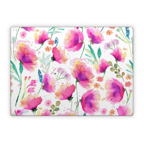 Abstract Pink Poppies Microsoft Surface Laptop Series Skin