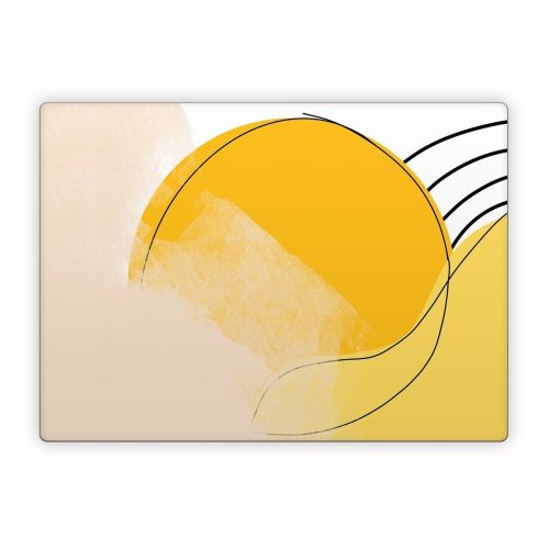 Abstract Yellow Microsoft Surface Laptop Series Skin