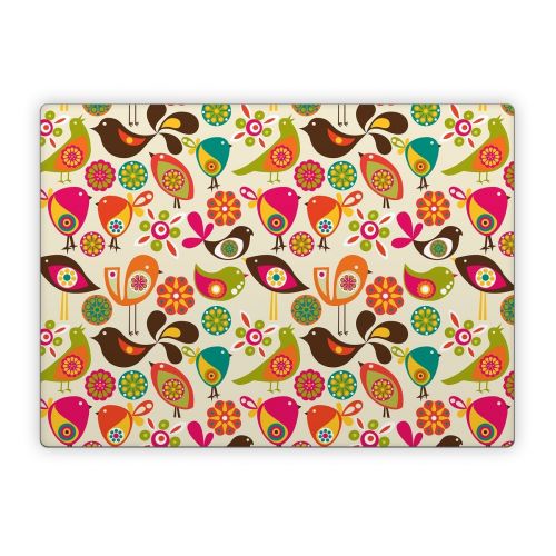 Bird Flowers Microsoft Surface Laptop Series Skin