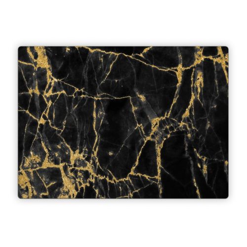 Black Gold Marble Microsoft Surface Laptop Series Skin