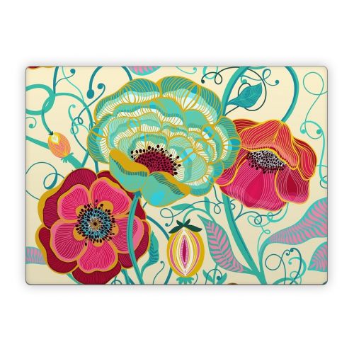 Golden Flowers Microsoft Surface Laptop Series Skin