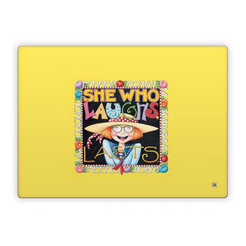 She Who Laughs Microsoft Surface Laptop Series Skin
