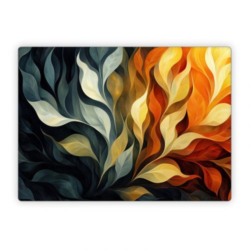 Orange and Charcoal Microsoft Surface Laptop Series Skin
