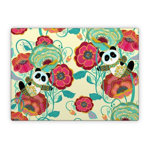 Panda Flowers Microsoft Surface Laptop Series Skin