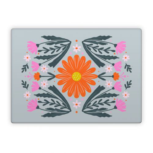 Pink and Orange Flowers Microsoft Surface Laptop Series Skin