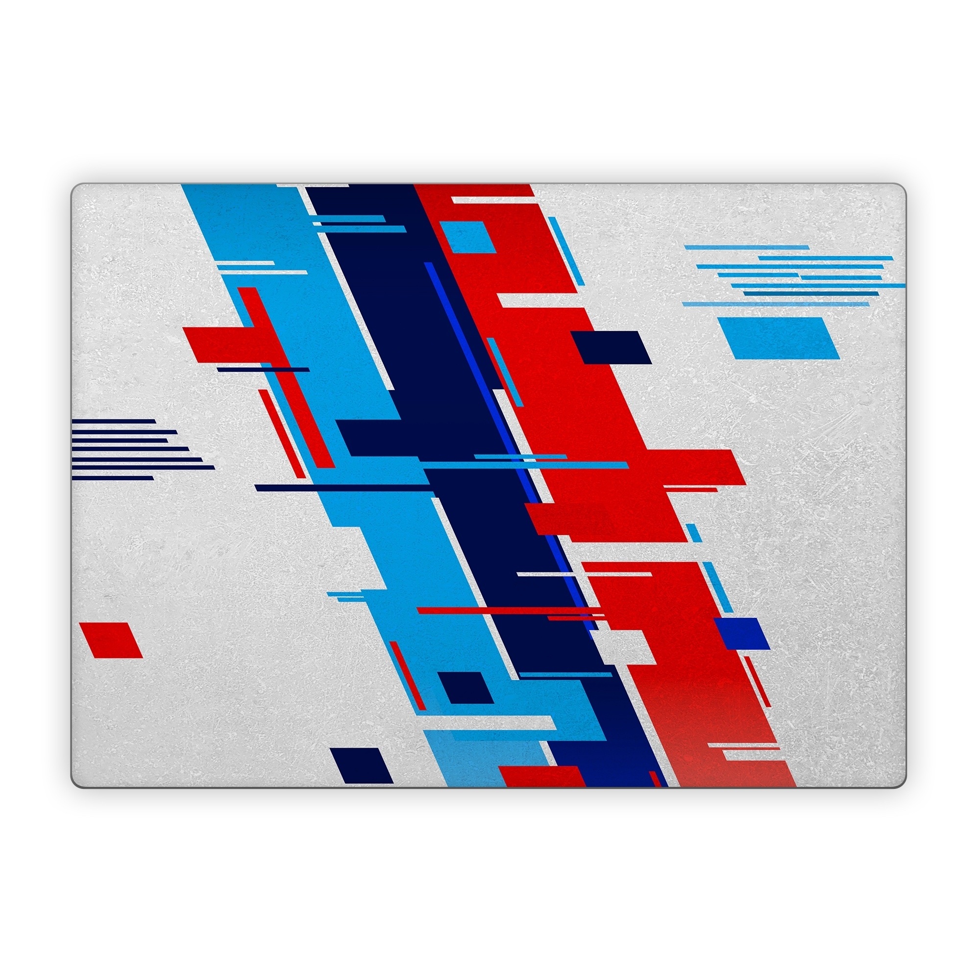 Microsoft Surface Laptop Series Skin design of Azure, Font, Material property, Parallel, Electric blue, Slope, Graphics, Carmine, Brand, Rectangle, with gray, blue, black, red, purple colors