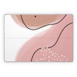 Abstract Pink and Brown Microsoft Surface Pro Series Skin