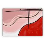 Abstract Red Microsoft Surface Pro Series Skin