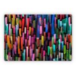 Colorful Brushstrokes Black Microsoft Surface Pro Series Skin