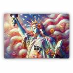 Lady Liberty and Flowers Microsoft Surface Pro Series Skin