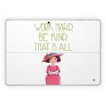 Work Hard Microsoft Surface Pro Series Skin