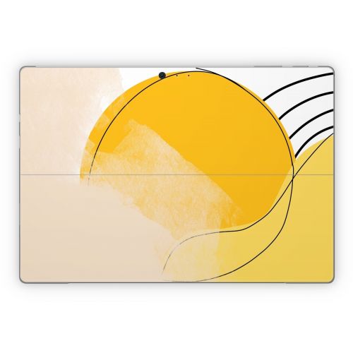Abstract Yellow Microsoft Surface Pro Series Skin