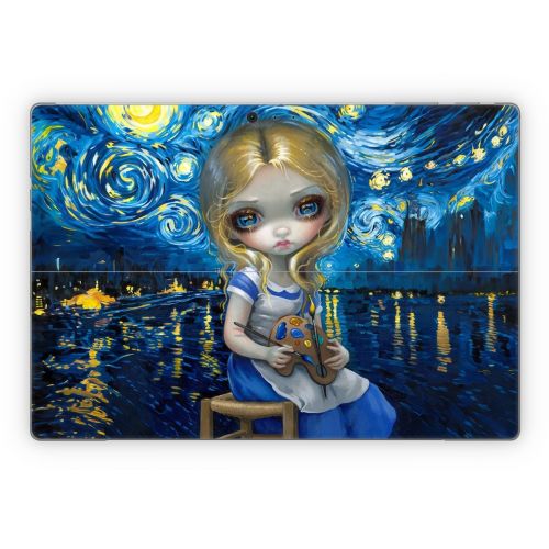 Alice in a Van Gogh Microsoft Surface Pro Series Skin