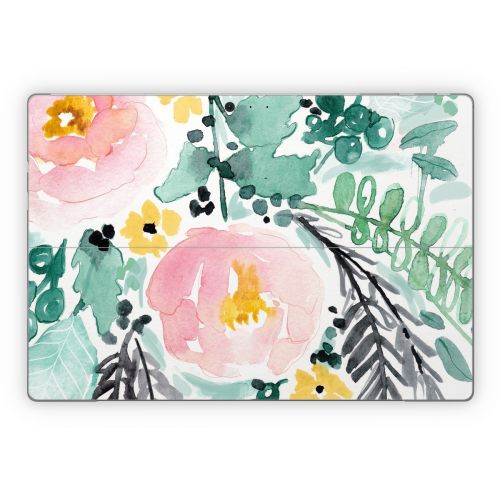 Blushed Flowers Microsoft Surface Pro Series Skin