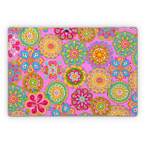 Bright Flowers Microsoft Surface Pro Series Skin