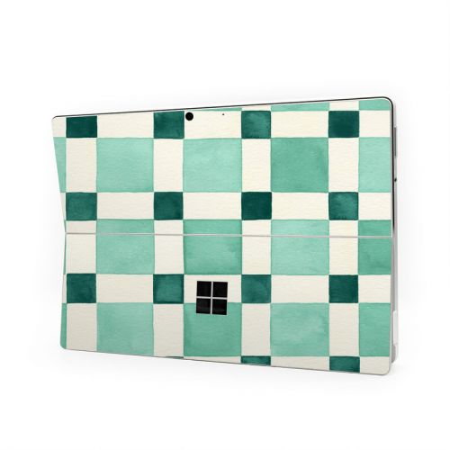 Checker Mosaic Green Microsoft Surface Pro Series Skin