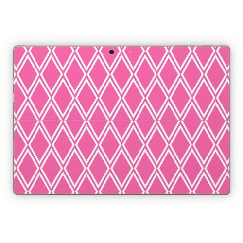 Pink Checks Microsoft Surface Pro Series Skin