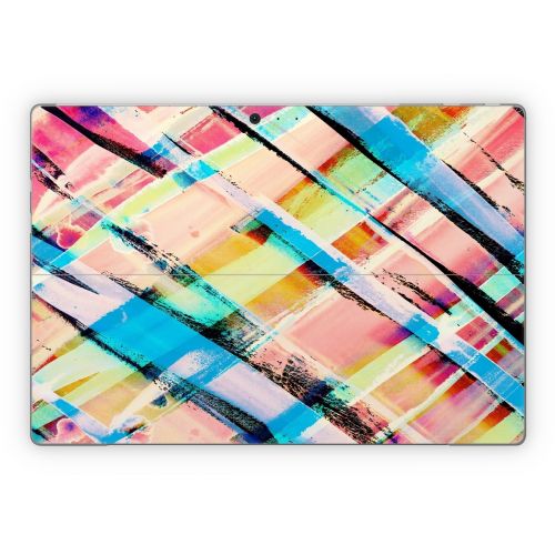 Check Stripe Microsoft Surface Pro Series Skin