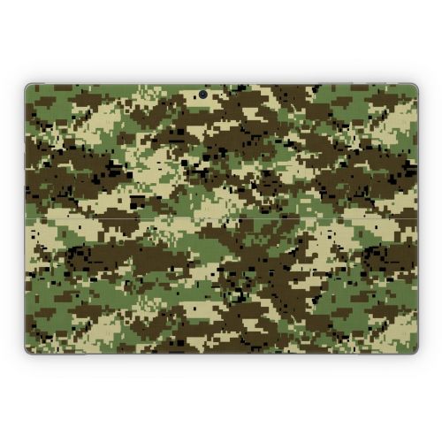 Digital Woodland Camo Microsoft Surface Pro Series Skin