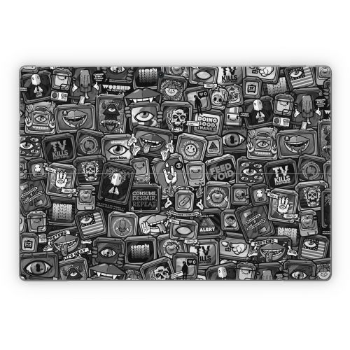 Distraction Tactic B&W Microsoft Surface Pro Series Skin