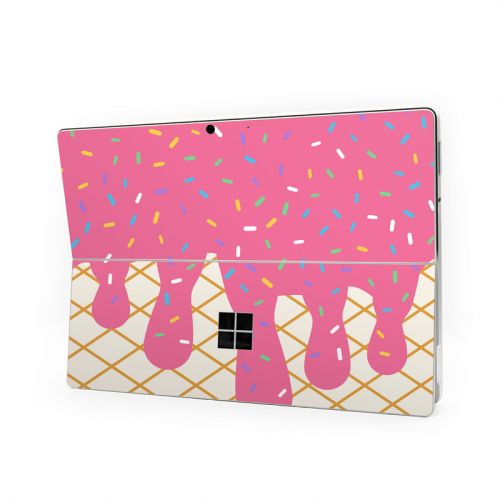 Strawberry Ice Cream Drip Microsoft Surface Pro Series Skin