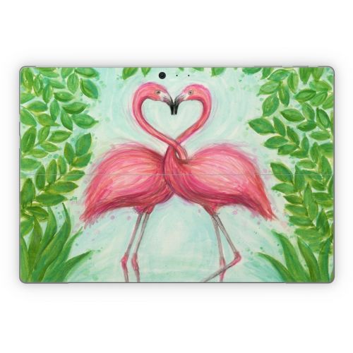 Flamingo Love Microsoft Surface Pro Series Skin
