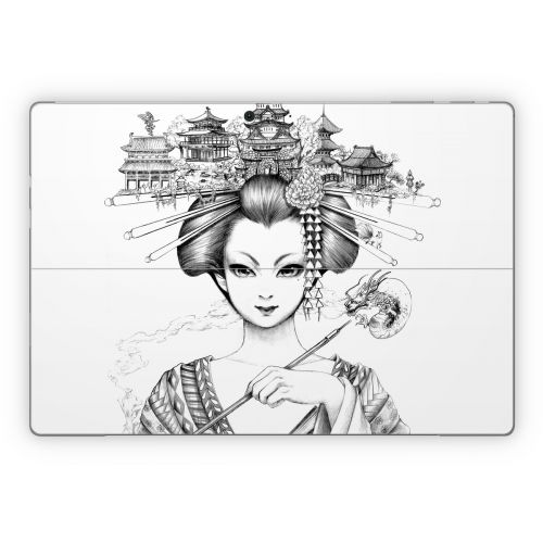 Geisha Sketch Microsoft Surface Pro Series Skin