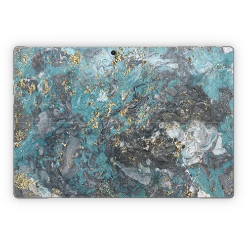 Gilded Glacier Marble Microsoft Surface Pro Series Skin