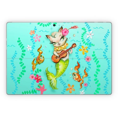Merkitten with Ukelele Microsoft Surface Pro Series Skin