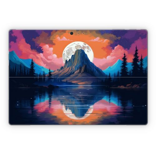 Mountain Moonrise Microsoft Surface Pro Series Skin