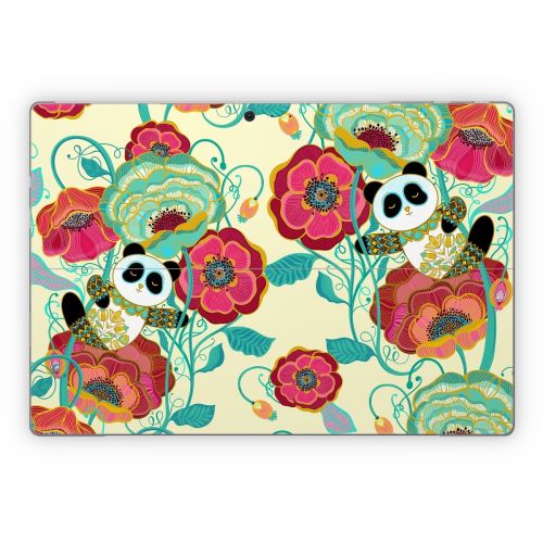 Panda Flowers Microsoft Surface Pro Series Skin