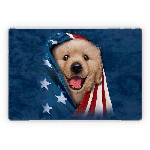 Patriotic Retriever Microsoft Surface Pro Series Skin