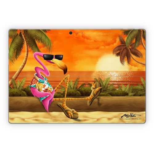 Sunset Flamingo Microsoft Surface Pro Series Skin
