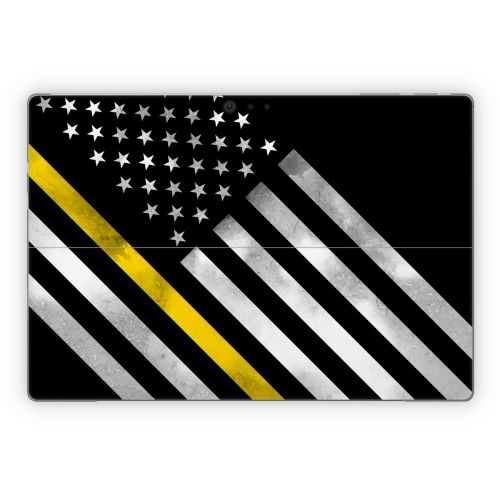Thin Yellow Line Hero Microsoft Surface Pro Series Skin