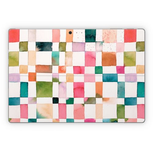 Watercolor Squares Microsoft Surface Pro Series Skin