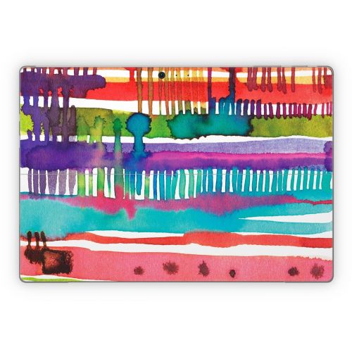 Watercolor Lines Microsoft Surface Pro Series Skin