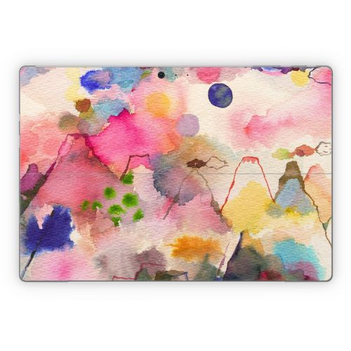 Watercolor Mountains Microsoft Surface Pro Series Skin