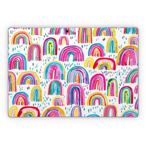 Watercolor Rainbows Microsoft Surface Pro Series Skin
