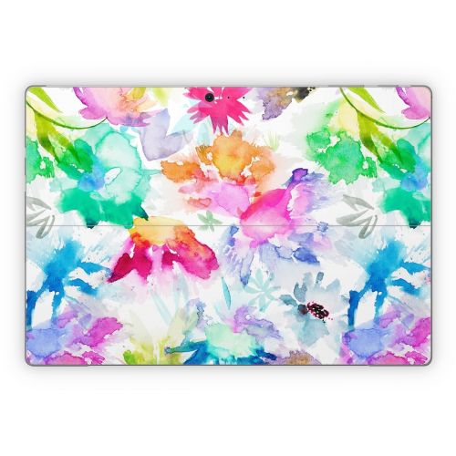 Watercolor Spring Memories Microsoft Surface Pro Series Skin
