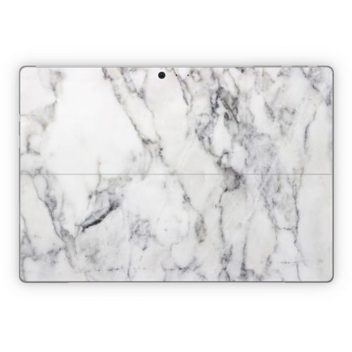 White Marble Microsoft Surface Pro Series Skin