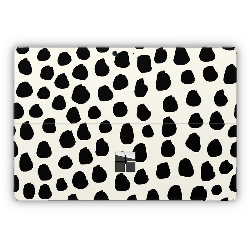 Microsoft Surface Pro Series Skin design of White, Black and white, with black, white colors