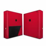 Solid State Red Xbox 360 E Skin