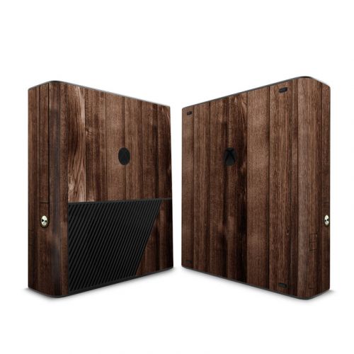 Stained Wood Xbox 360 E Skin