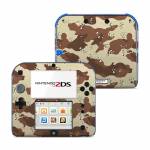 Desert Camo Nintendo 2DS Skin
