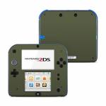 Solid State Olive Drab Nintendo 2DS Skin