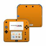 Solid State Orange Nintendo 2DS Skin