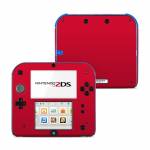 Solid State Red Nintendo 2DS Skin