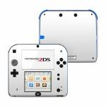 Solid State White Nintendo 2DS Skin