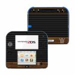 Wooden Gaming System Nintendo 2DS Skin